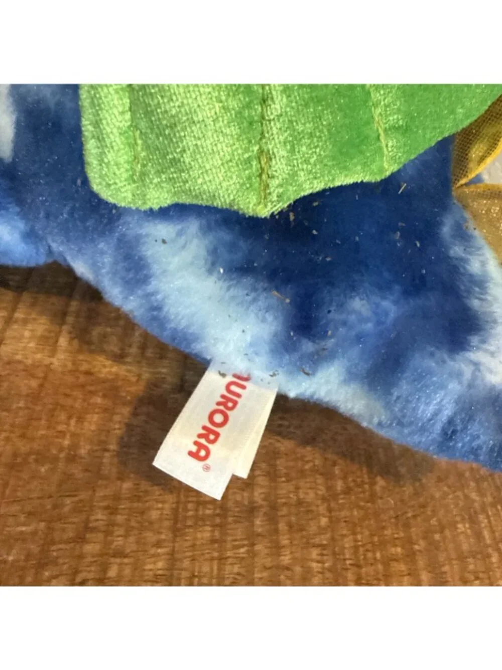 Aurora Blue Dragon Plush Stuffed Animal Soft Fantasy Creature Toy Gift 12